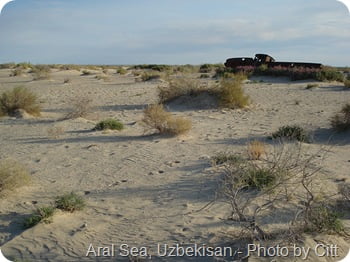 Aral sea Uzbekistan