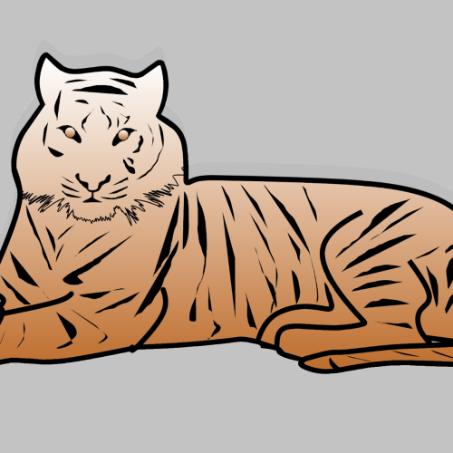 Free tiger clipart from Pixabay