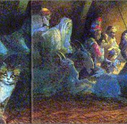 The Cat in the Manger by Michael Foreman