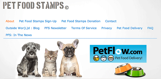 Pet Food Stamps
