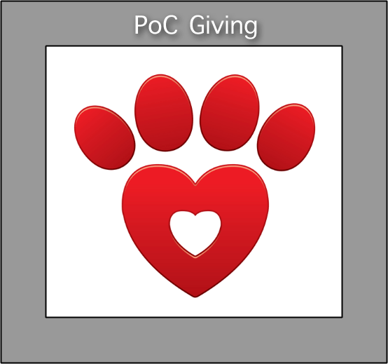 PoC donations to charity