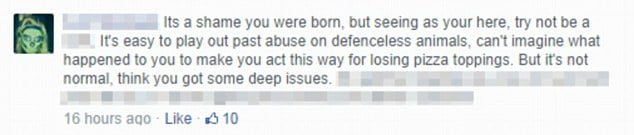 Cat abuse in Wales cat abuse posted on Facebook