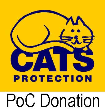 Cats Protection donation by PoC