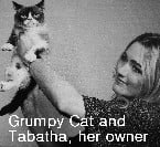 Grumpy Cat and Tabatha