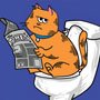 Toilet train your cat a book by Clifford Brooks