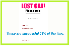 Lost my cat - how to find it?