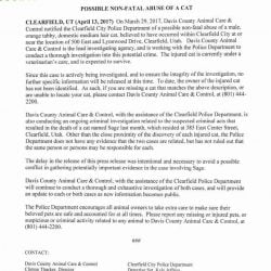 Animal Care & Control statement on Sage Investigation