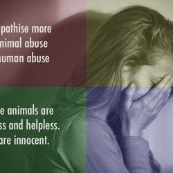 Humans empathise more with animal abuse than people abuse
