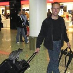 Cat flier at Frankfurt International Airport
