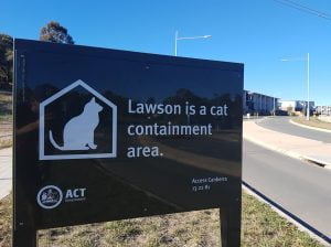 Suburb of Canberra Australia Is a Cat Containment Area