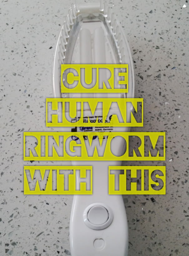 How do you get rid of ringworm in humans?