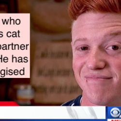 He threw his cat while partner filmed it