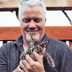 Big man small cat much love