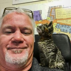 My Hawley and the kitten he saved