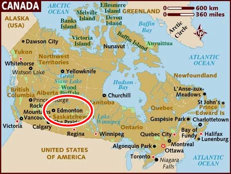 Edmonton map