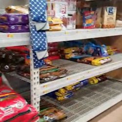 Pet food cleared from shelves before arrival of Hurricane Dorian