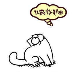 Directing bad language at your cat