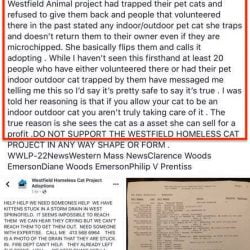 Cat rescue accussed of trapping owned cats and not returning them