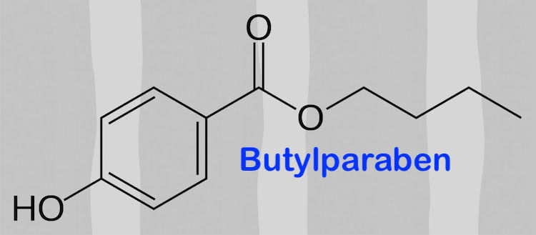 Chemical formula of butylparaben