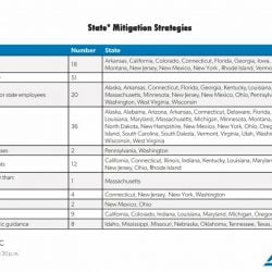 US Covid-19 by state mitigation strategies