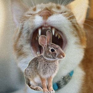 Domestic cats do kill rabbits