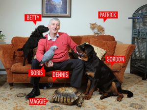 Lindsay Hoyle and his menagerie
