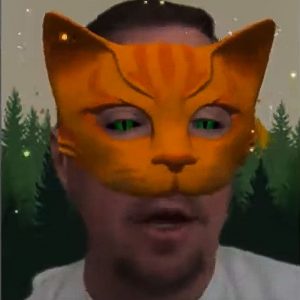 Augmented reality Warrior Cats 3D face mask filter for Warrior Cats role-play on Instagram