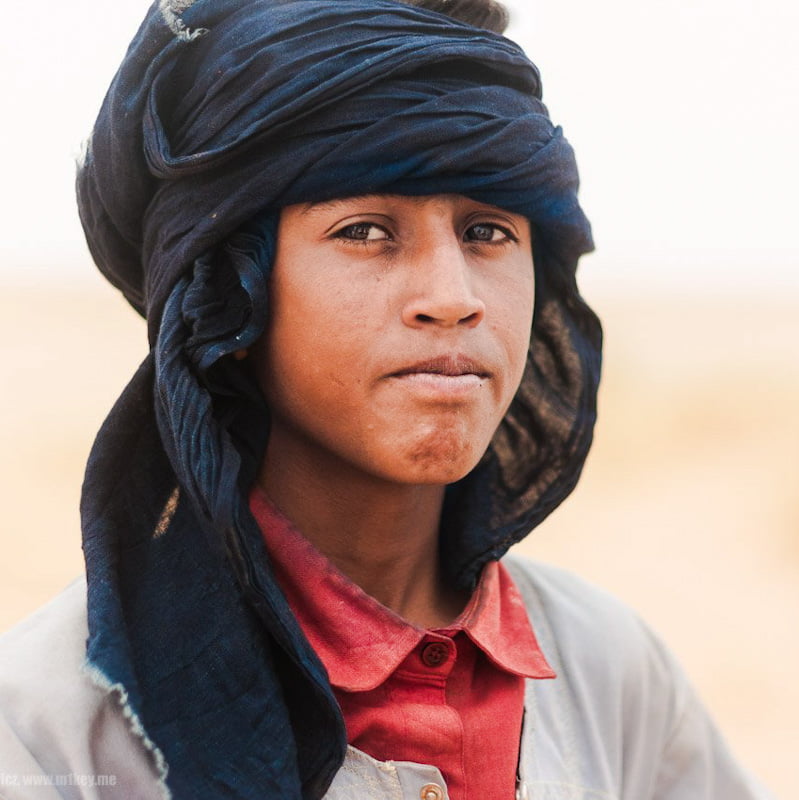 Young Moor with black headdress