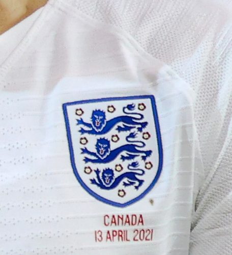 Original Three Lions badge for England footballers