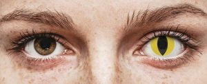 Cat eye contact lenses