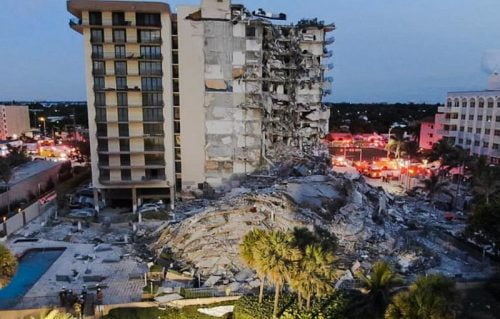 Condo collapse South Beach Miami
