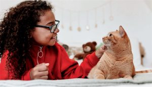 Well selected cats can benefit ASD kids and the cats cope well