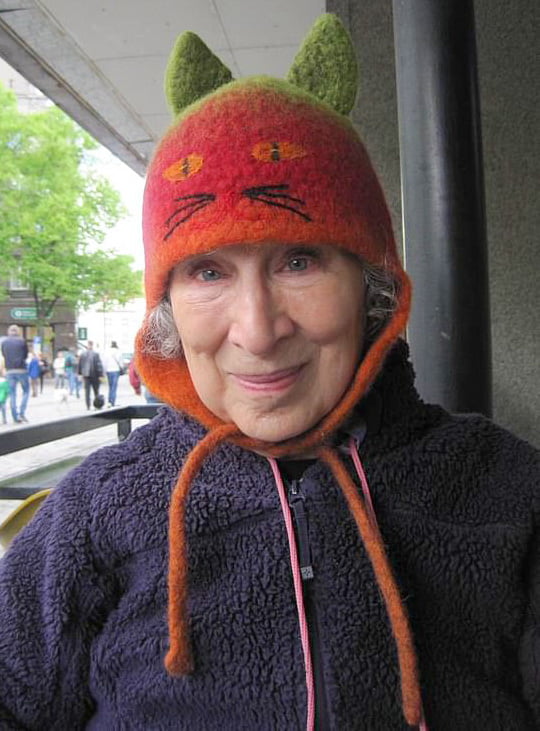 Author Margaret Atwood in Tallinn, Estonia