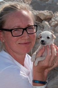 Emily Blenkinsop (believed) of Paw Rescue Qatar