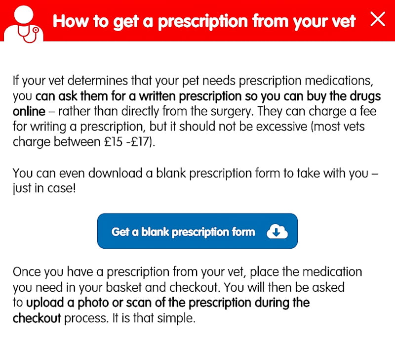 How to get a prescription from your vet