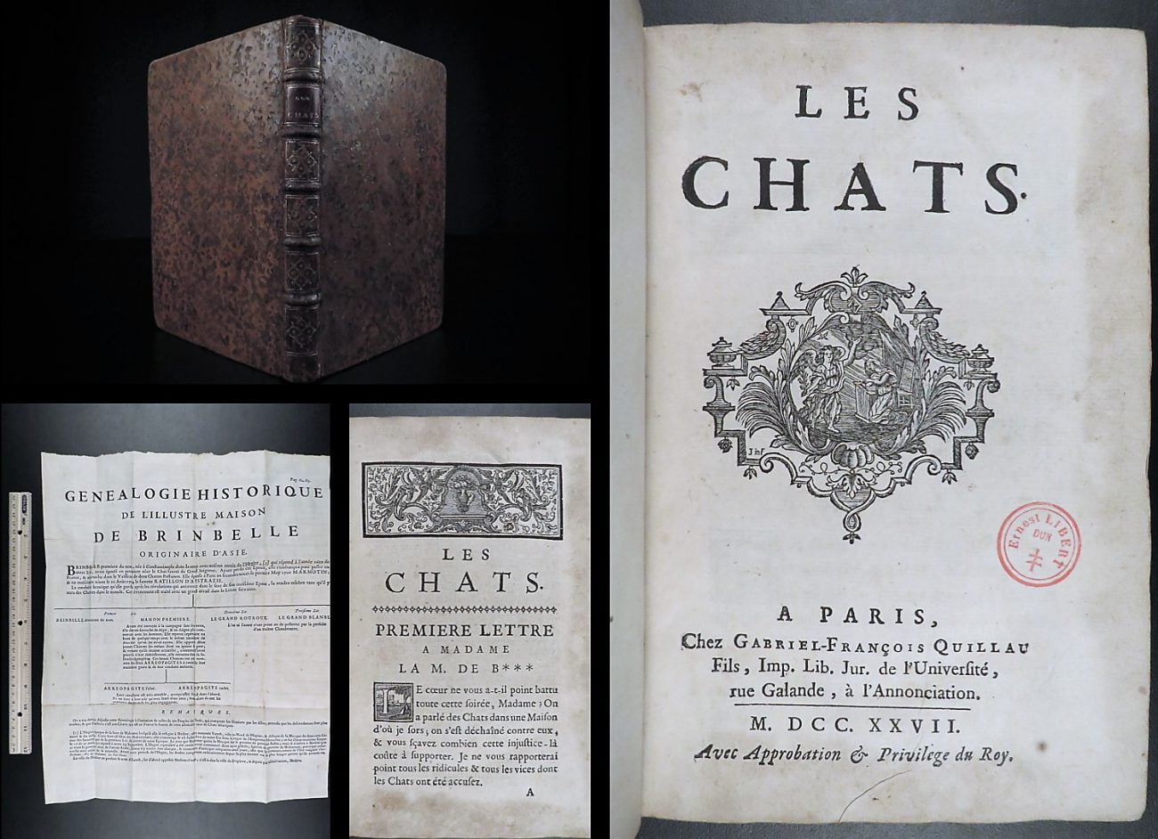 Les Chat published in 1727