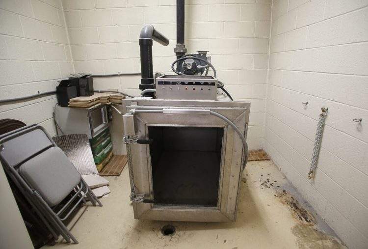 The Humane Society’s photo of a gas chamber that Heber City Animal Services used in the past, which was removed in 2014
