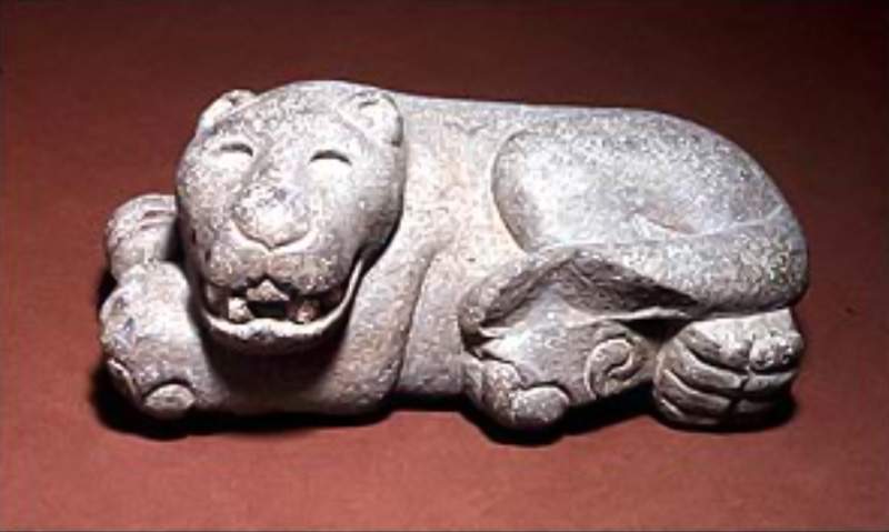 Aztec jaguar artefact