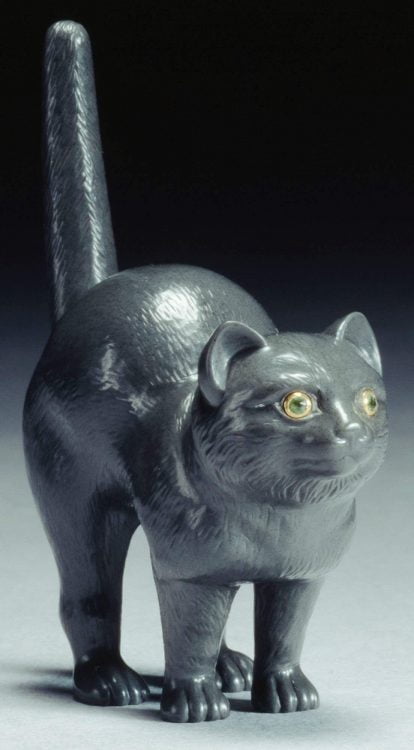 Faberge cat in the Royal Collection