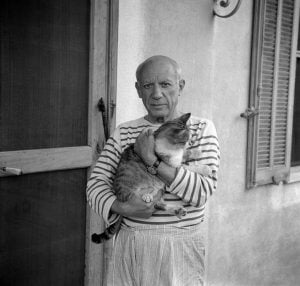 Picasso and cat