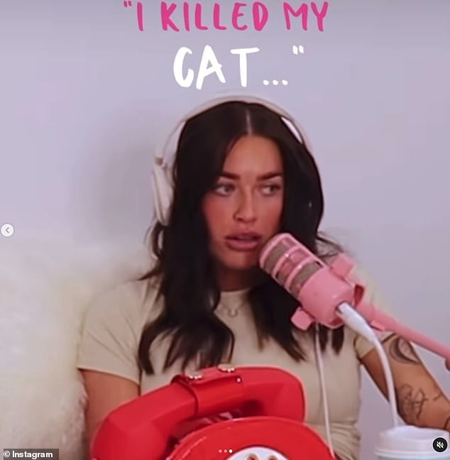 Emma Claiir admits killing 2 cats as a child