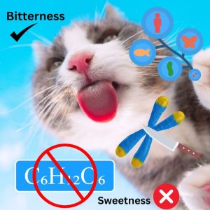 The genetic reason why cats can't taste sweetness is explained here