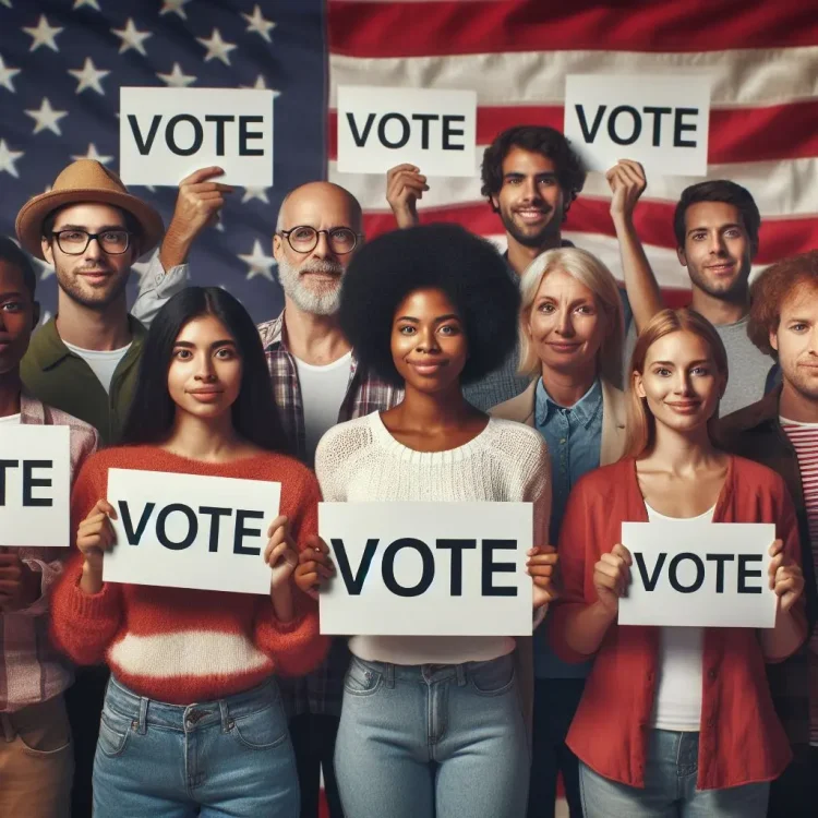 Democracy symbolized