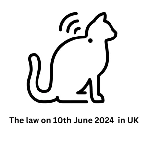 Microchipping a cat is the law on 10th June 2024 in UK