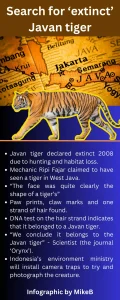 Search for ‘extinct’ Javan tiger