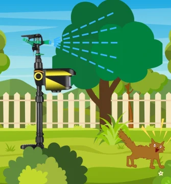 Motion activated sprinkler is an effective cat deterrent