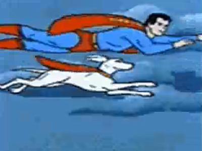 Krypto and Superboy from 1960 - still from video